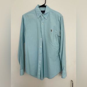 Men’s Ralph Lauren shirt in Turquoise/light blue